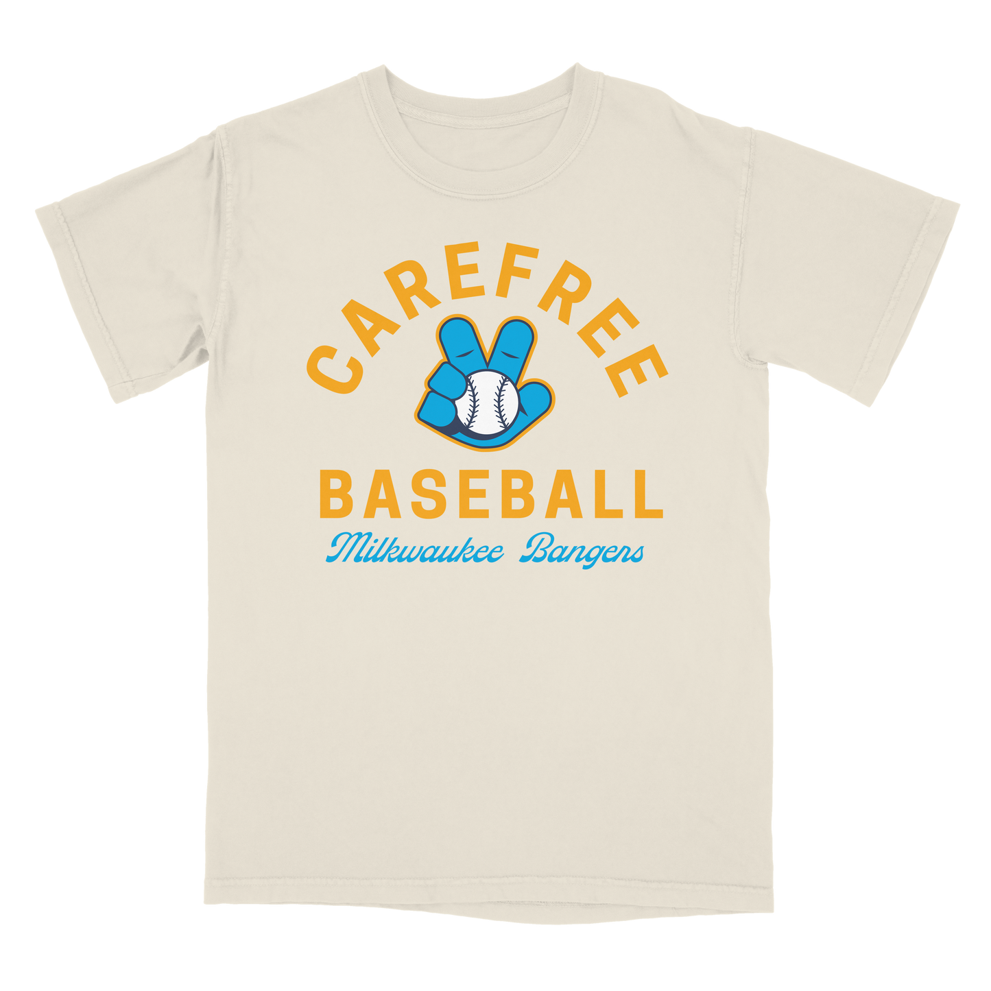 Care Free Baseball T Shirt