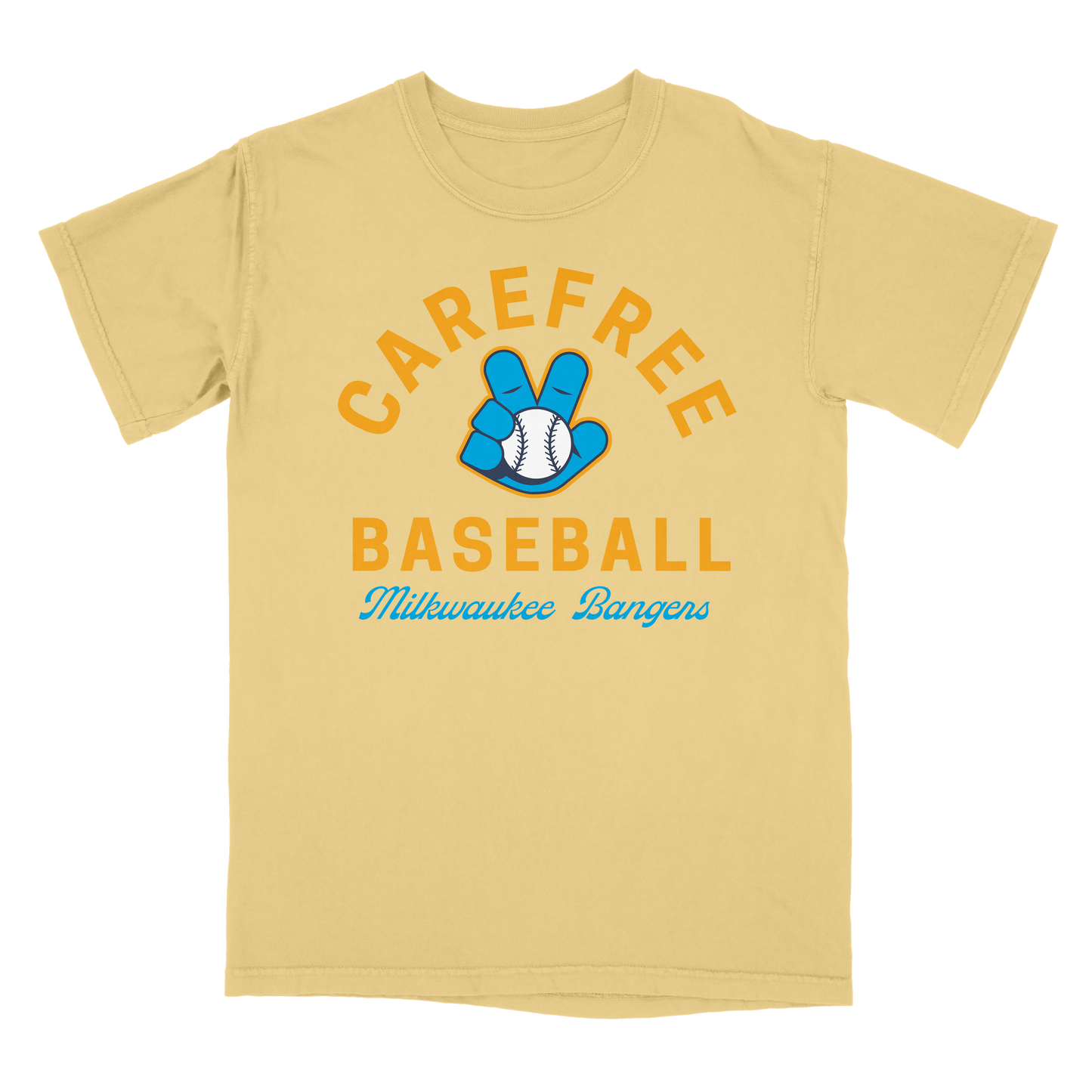Care Free Baseball T Shirt