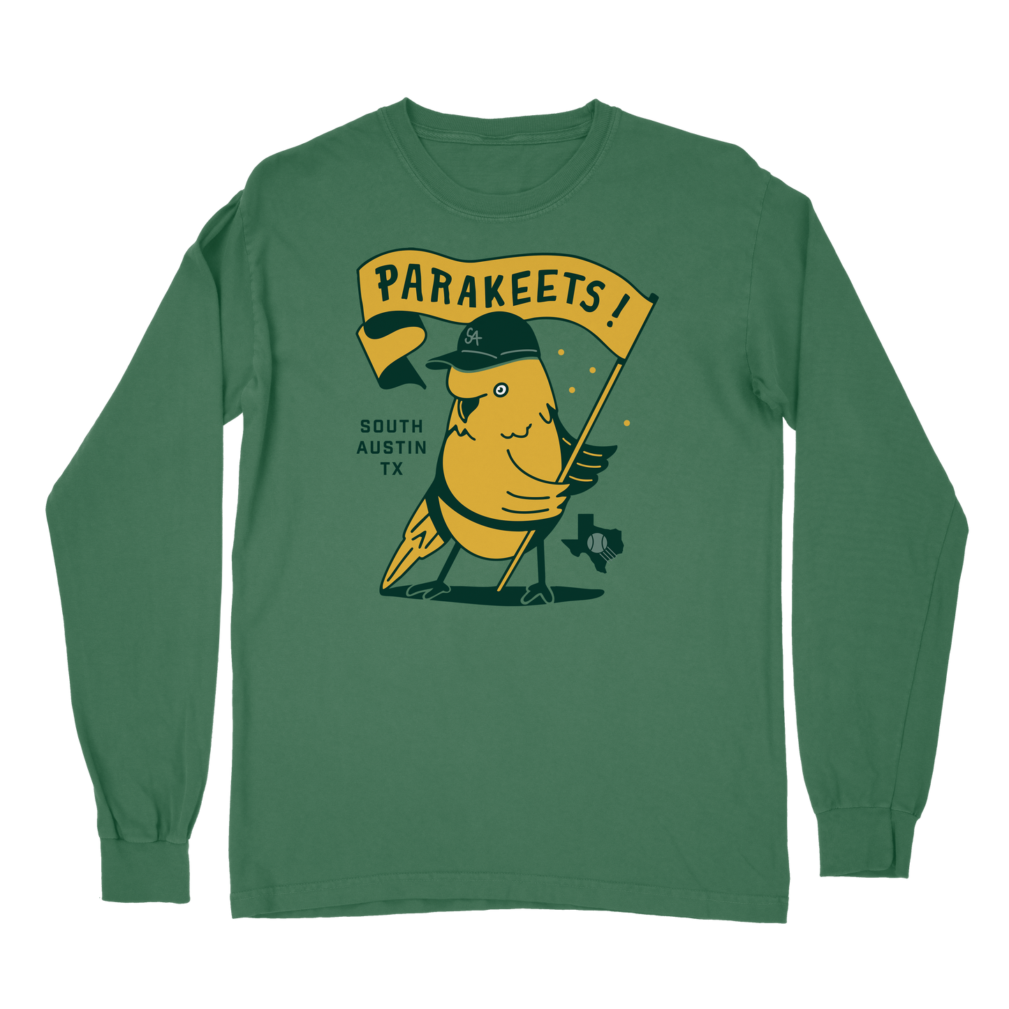 Parakeets Banner Long Sleeve T Shirt