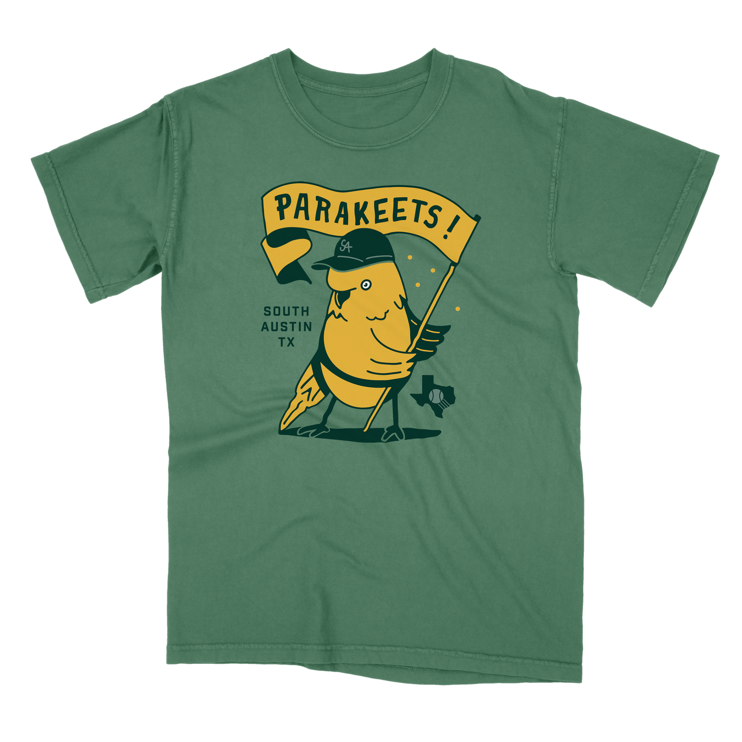 Parakeets Banner T Shirt