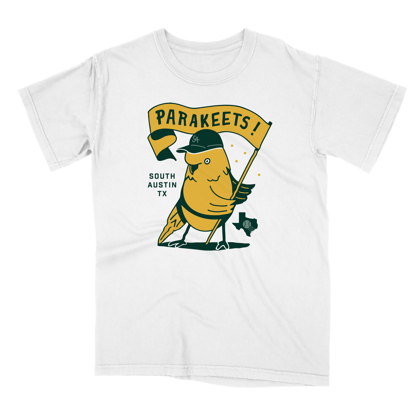 Parakeets Banner T Shirt