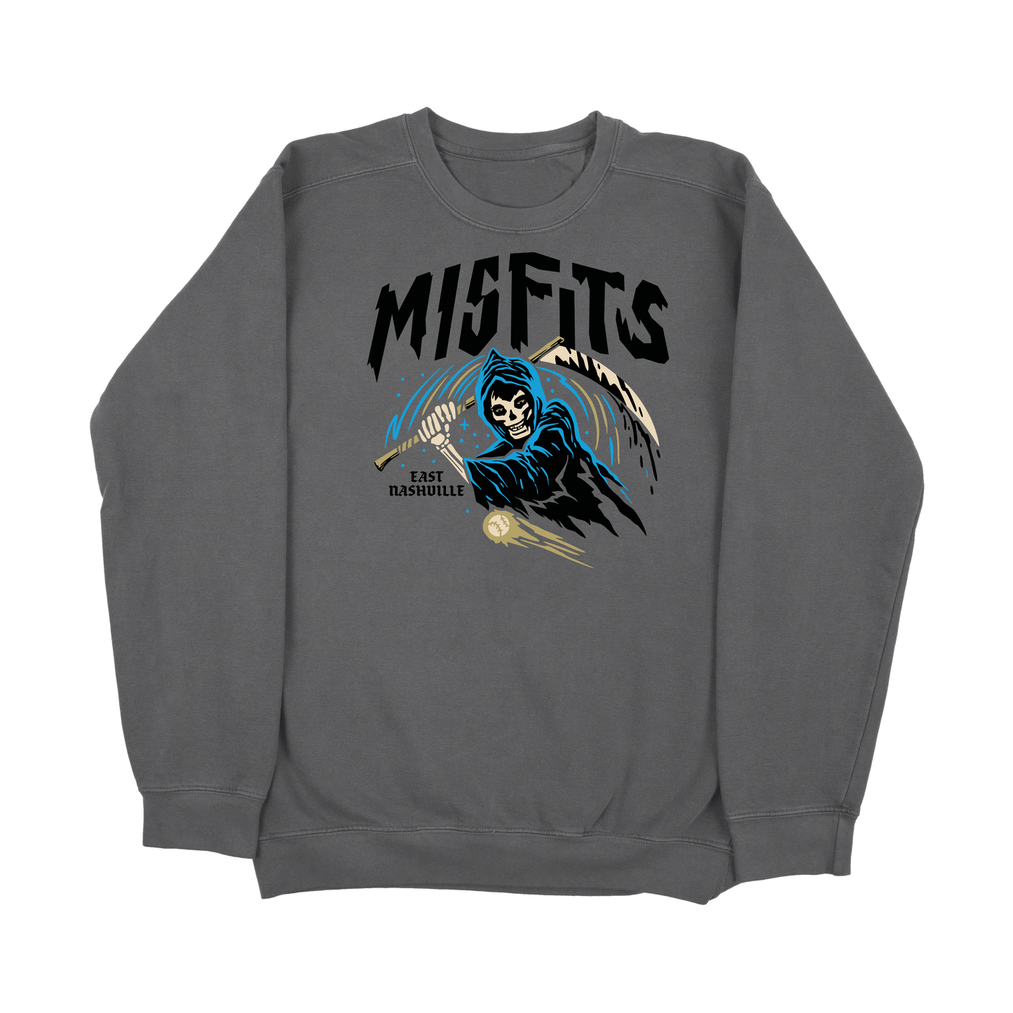 Grim Reaper Crew Neck - East Nashville Misfits Apparel