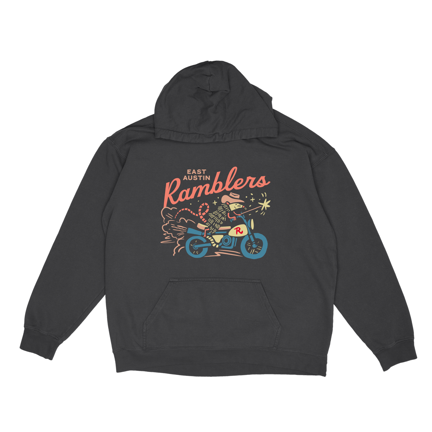 Opossum Motorcycle Hoodie - East Austin Ramblers Apparel