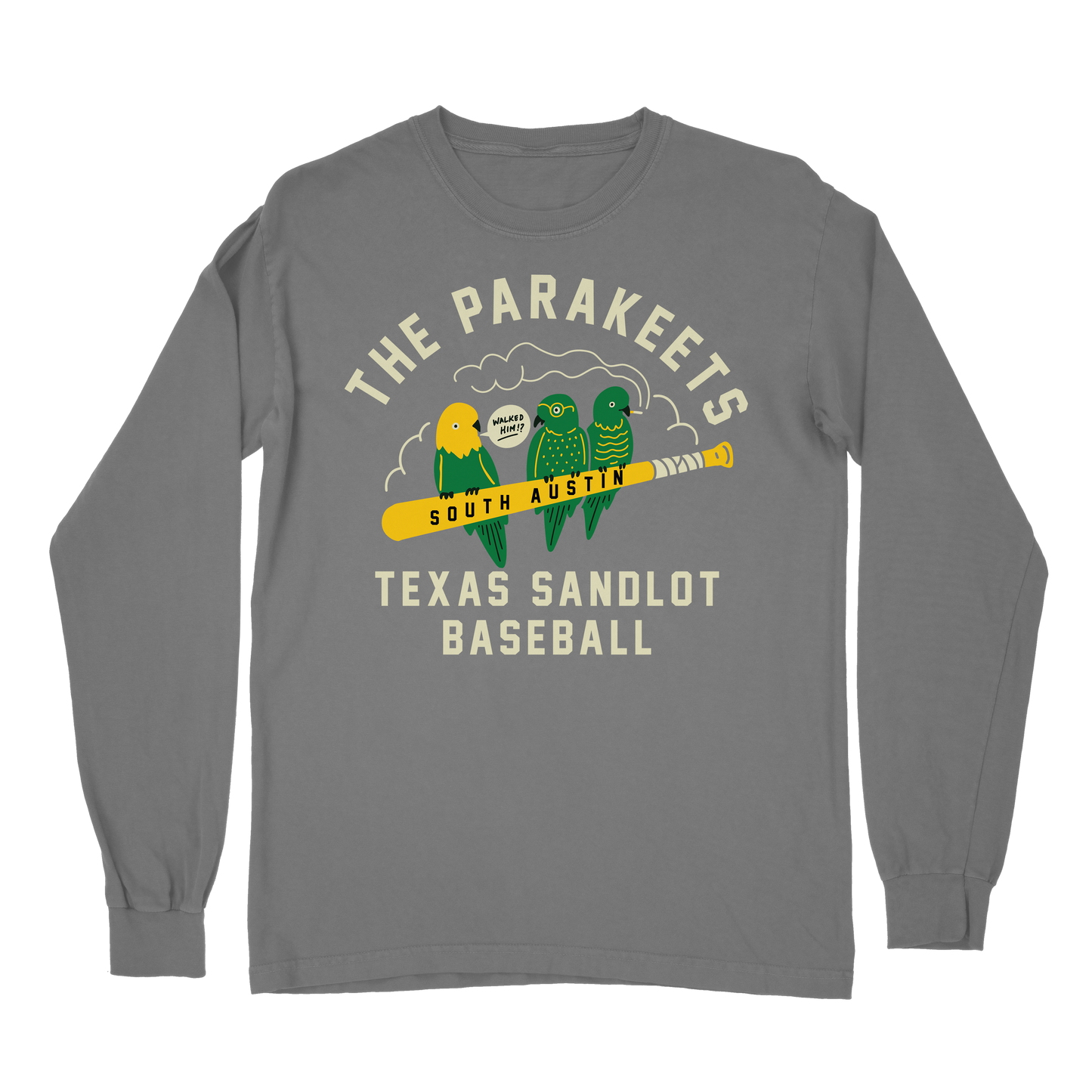 Parakeets Line Long Sleeve T Shirt