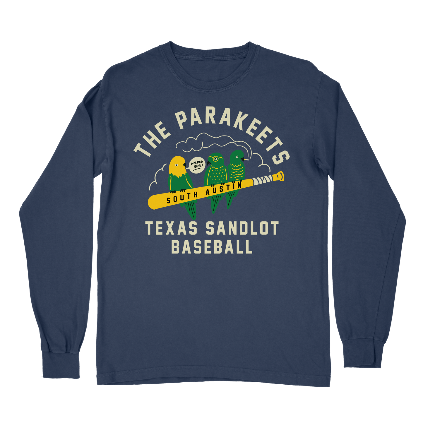 Parakeets Line Long Sleeve T Shirt