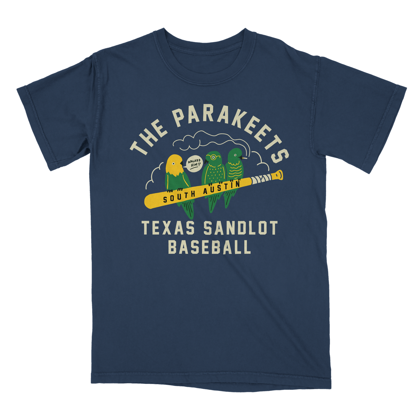 Parakeets Line T Shirt